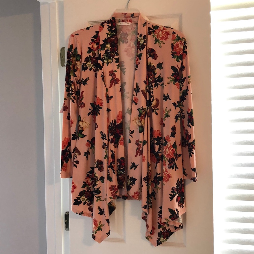 Floral Blush Cardigan